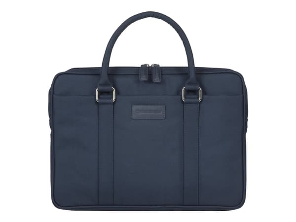 dbramante1928 Stelvio Slim Laptop Bag PURE - Notebookbæreveske - 14" - blå, sølvfinishmaskinvare