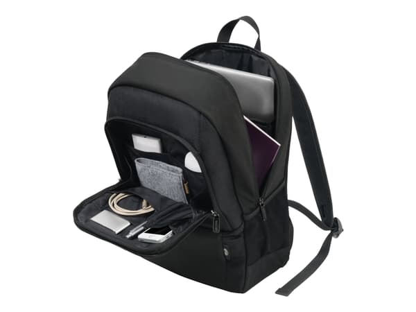 DICOTA Eco BASE - Kannettavan tietokoneen reppu - 13" - 14.1" - musta