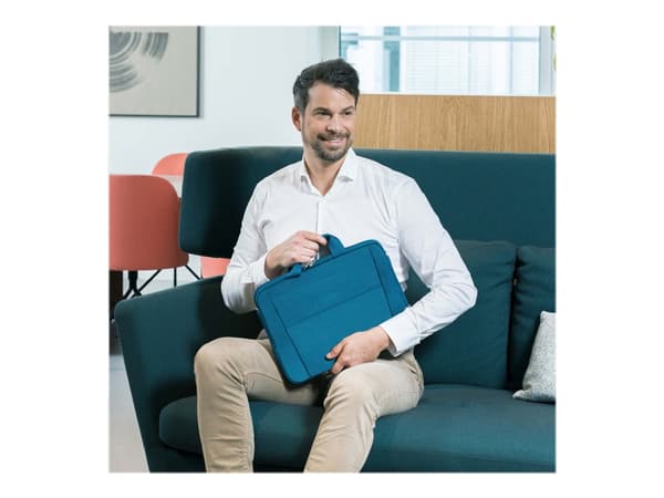 DICOTA Eco Slim Case BASE - Notebook-väska - 13" - 14.1" - blå