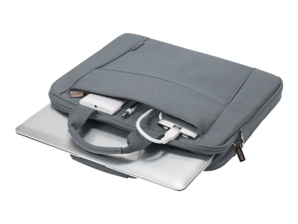 DICOTA Eco BASE - Slim - notebook-väska - 13" - 14.1" - grå