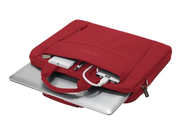DICOTA Eco Slim Case BASE - Notebook-väska - 13" - 14.1" - röd