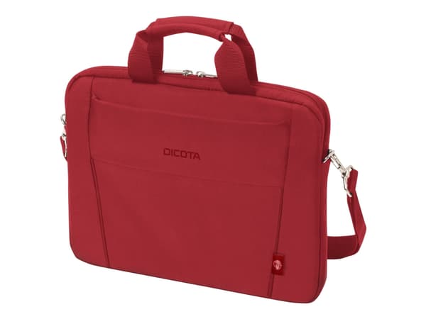 DICOTA Eco Slim Case BASE - Notebookbæreveske - 13" - 14.1" - rød