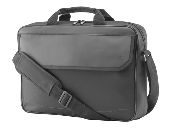 HP Prelude Top Load - Notebook-väska - 15.6" - svart och grå, blått blixtlås