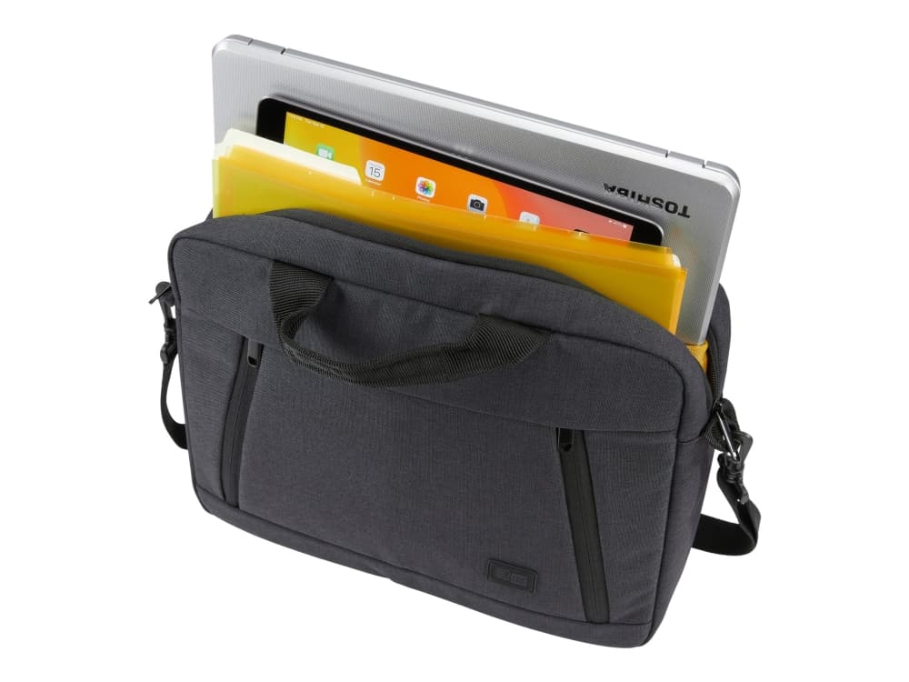 Case Logic Huxton HUXA-213 Black väskor bärbara datorer 33,8 cm (13.3") Portfölj Svart