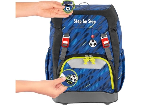 Step by Step Grade Soccer Team school backpack