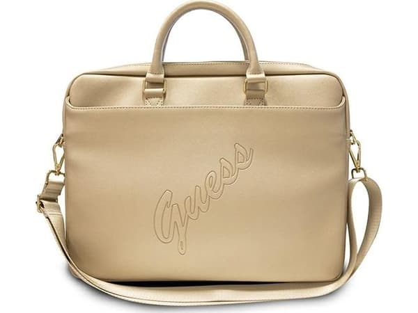 Guess bag Guess Bag GUCB15PUSASLG 15" gull/gull Saffiano Script