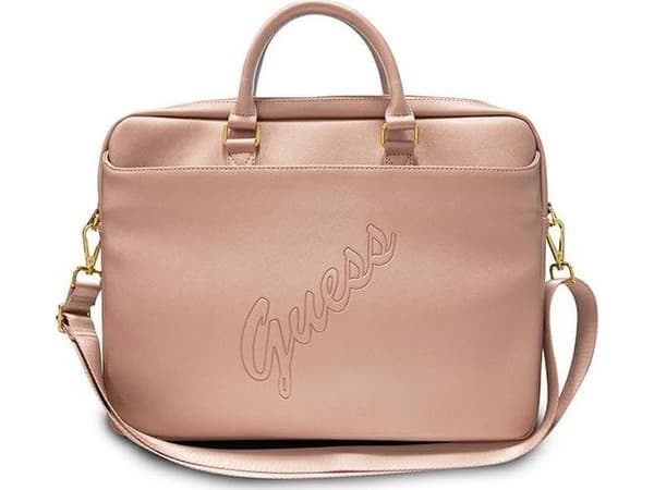 Guess Guess Bag GUCB15PUSASPI 15 "pink/pink Saffiano Script