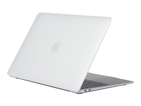 eSTUFF - Hårt fodral för bärbar dator - 15" - frosted clear - för Apple MacBook Pro 15.4" (Late 2016, Mid 2017, Mid 2018, Mid 2019)