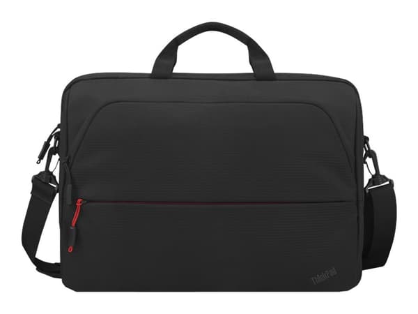 Lenovo ThinkPad Essential Topload (Eco) - Notebook-väska - 13" - 14" - svart med röda detaljer - för IdeaPad S340-14; ThinkCentre M75t Gen 2; ThinkPa