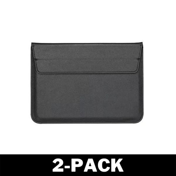 Datorfodral i Läder 15 tum Laptop / Macbook Svart