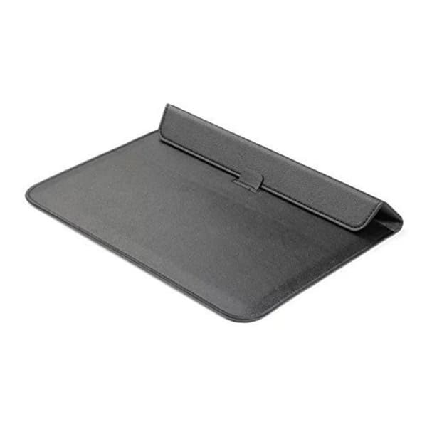 Læderetui 15 tommer computertaske Laptop / Macbook Sort