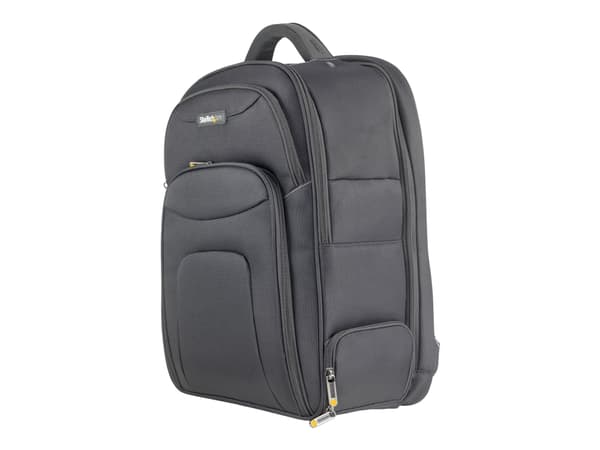 StarTech.com 17.3" Laptop Backpack with Removable Accessory Organizer Case - Professional IT Tech Backpack for Work/Travel/Commute - Ergonomic Comput