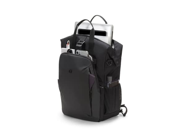 DICOTA Backpack GO - Ryggsäck för bärbar dator - 13" - 15.6" - svart