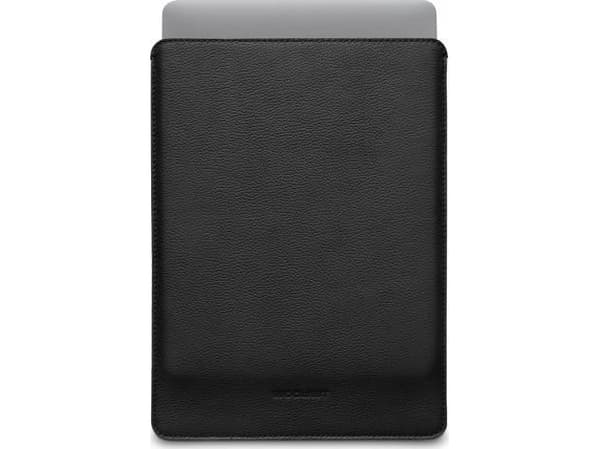 Woolnut Leather Sleeve -suojatasku 14" MacBook Pro, musta