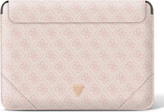 Guess Sleeve GUCS16P4TP 16" rød / rosa 4G Uptown Triangle-logo