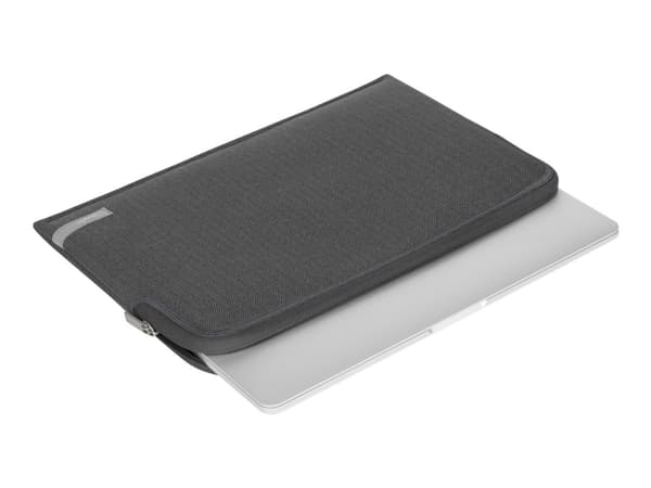 Moshi Pluma - Fodral för bärbar dator - 13" - fiskbensgrå - för Apple MacBook Pro 13.3" (Late 2016, Mid 2017, Mid 2018, Mid 2019); MacBook Air (Early