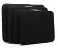 Miniatyrbilde 2 av 2: Neopren sleeve med lynlås - sort - 12" (310 x 230 mm)