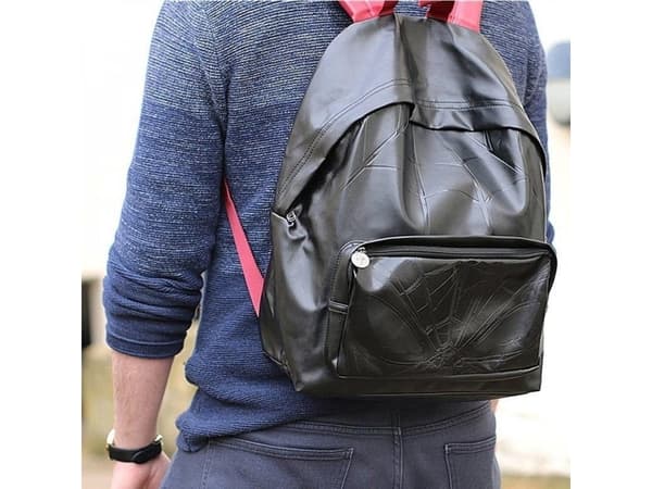 Spiderman Spiderman - Eco leather backpack (black)