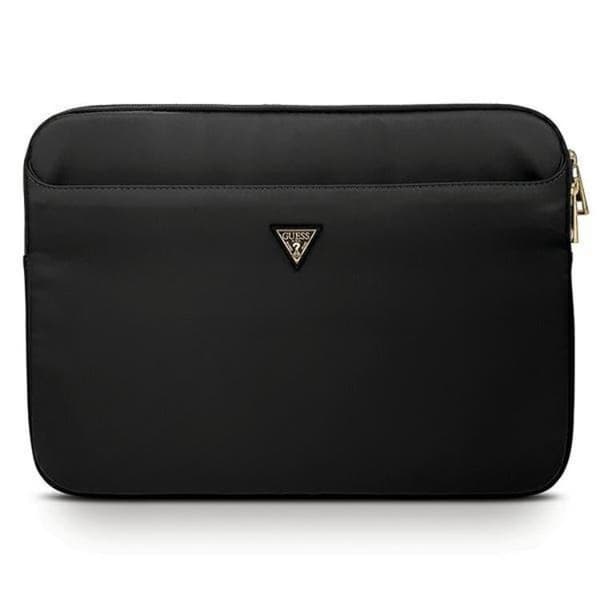 Guess Datorfodral 13" Nylon Triangle Logo - Svart