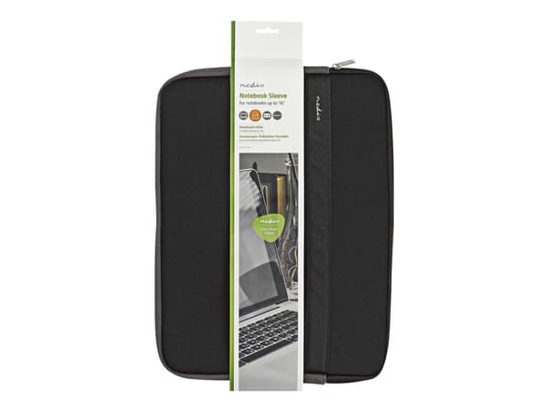 Nedis - Notebookhylster - 15" - 16" - antrasitt/svart