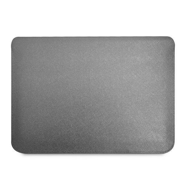 Guess Datorfodral 13/14'' Saffiano Triangle Logo - Silver
