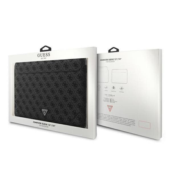 Guess Datorfodral 13/14'' Uptown Triangle Logo - Svart