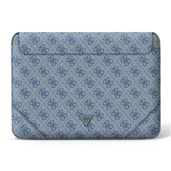 Guess Datorfodral 13/14'' Uptown Triangle Logo - Blå