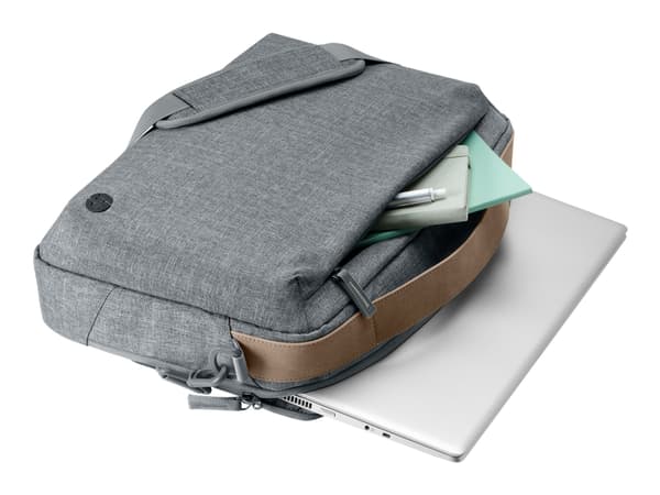 HP Renew 15 -laukku, päältä avattava, harmaa, Päältä avattava laukku, 39,6 cm (15.6"), Olkahihna, 510 g