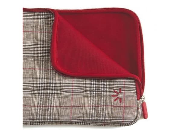 Case Logic 10.2" Netbook Sleeve - Plaid - Notebookhylster - 10.2" - rød