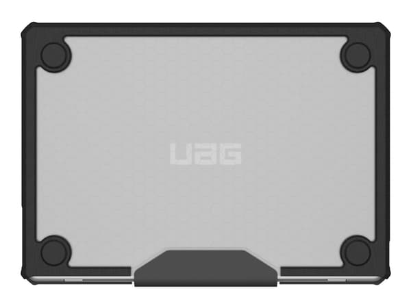 UAG Rugged Case for MacBook AIR 13.6" M2 (2022) - Clear/Black - Hårt fodral för bärbar dator - robust - svart, is