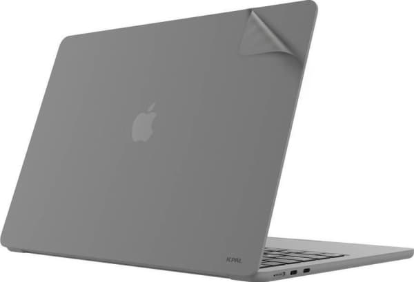 Jcpal JCPal MacGuard 2in1 Skin Set Case - Protective Film for MacBook Air 13" M2 Space Gray