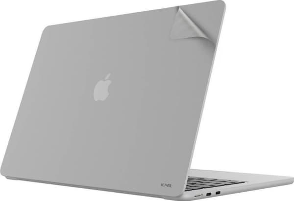 Jcpal JCPal MacGuard 2in1 Skin Set Case - Protective Film for MacBook Air 13" M2 Silver