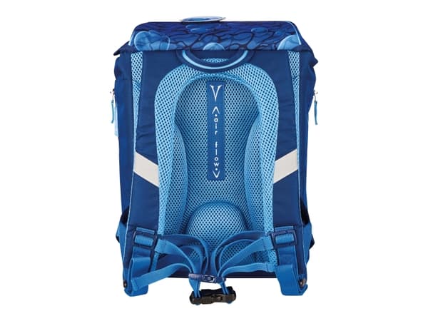 Herlitz SoftLight Plus GreenLine Deep Sea, Eväslaatikko, Kynäkotelo, Pencil pouch, Koululaukku, Sport bag, Poika, Peruskoulu & ala-aste, Reppu, 16 L,