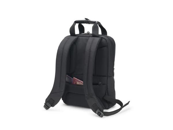 DICOTA Backpack Eco Slim PRO - Ryggsäck för bärbar dator - upp till 15" - svart - för Microsoft Surface Book, Laptop, Laptop Go, Laptop SE, Laptop St