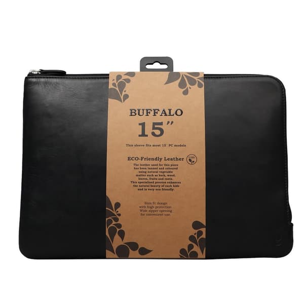 Buffalo Tietokonesleeve Mac &  PC 15" Musta