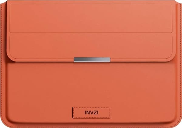 INVZI veske INVZI lærveske/deksel med stativfunksjon for MacBook Pro/Air 13"/14" (brun)