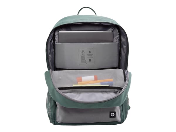 HP - Campus - notebookryggsekk - 15.6" - grønn, grå