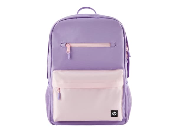 HP Campus -reppu, laventeli, Tyttö, 39,6 cm (15.6"), Notebook-lokero, Polyesteri, Solumuovi