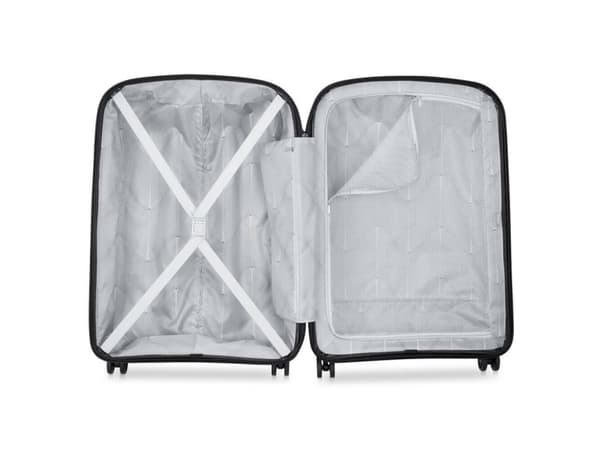 DELSEY TRAVEL KASE BELMONT PLUS 71CM 4 DOBBELHJUL TROLLE KASE Svart
