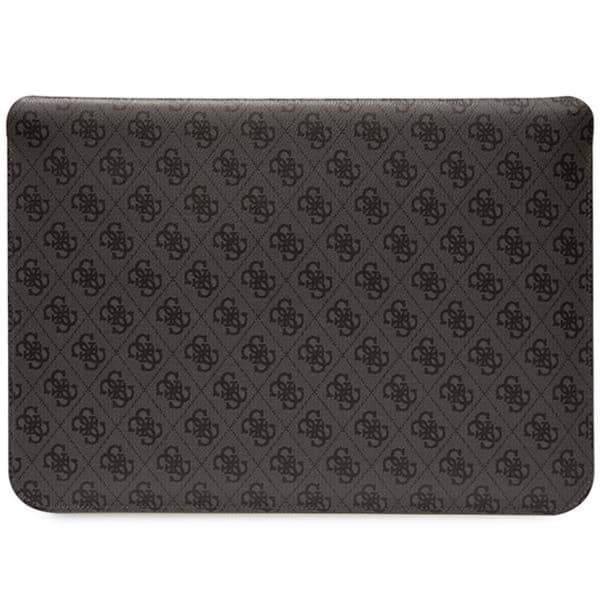 Guess Datorfodral 14" Stripe Metall Logo - Svart