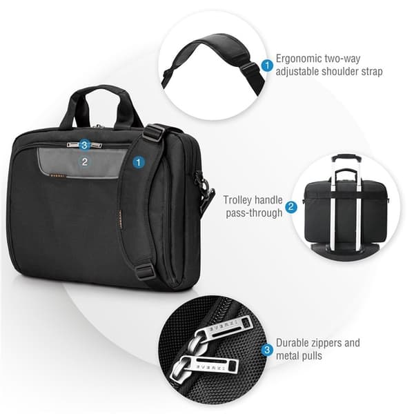 everki Advance (EKB407NCH18) Laptop väska för maskiner upp till 18,4 tum