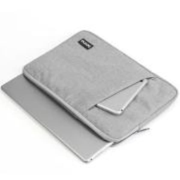 Baona Datorfodral 12.5" Med Ficka - Grå