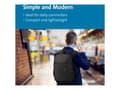 Miniatyrbilde 1 av 5: Kensington Simply Portable Lite Backpack - Notebookryggsekk - 14"