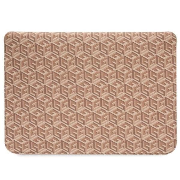 Guess Datorfodral 14'' GCube Stripes - Brun