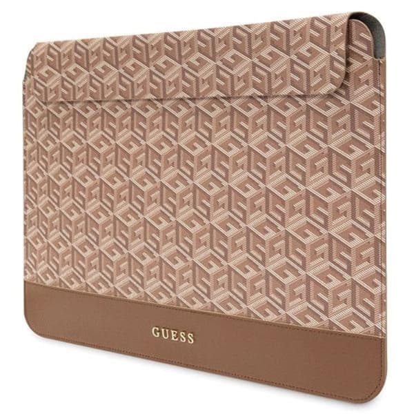 Guess Datorfodral 14'' GCube Stripes - Brun