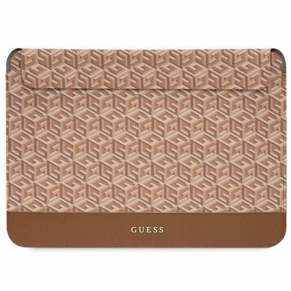 Guess Datorfodral 14'' GCube Stripes - Brun