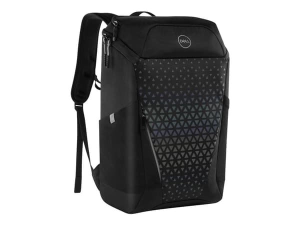 Dell Gaming Backpack 17 - Notebookryggsekk - 17" - svart med regnbue-reflektiv frontpanel