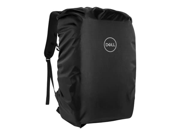 Dell Gaming Backpack 17 - Notebookryggsekk - 17" - svart med regnbue-reflektiv frontpanel