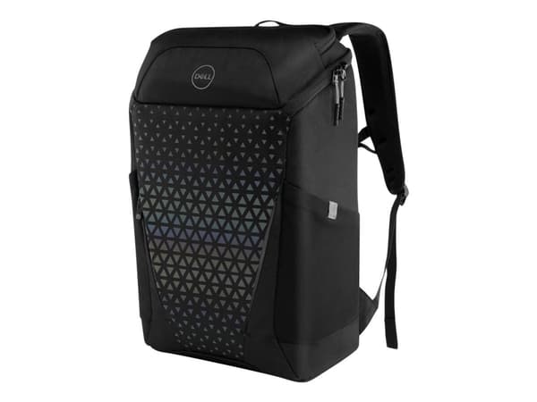 Dell Gaming Backpack 17 - Notebookryggsekk - 17" - svart med regnbue-reflektiv frontpanel