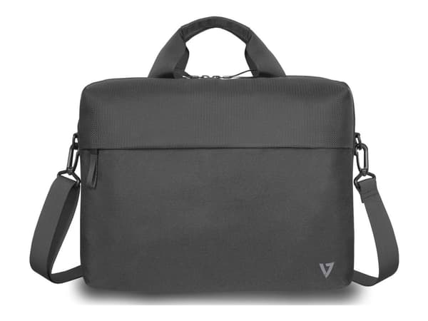 V7 CTP14-ECO2 - Notebookbæreveske - koffert, miljøvennlig, RPET, topplast - 14" - svart